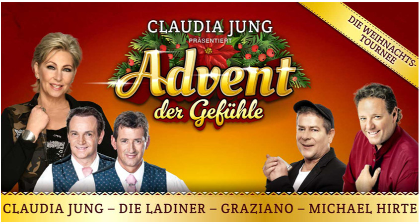 Advent der Gefühle präsentiert von Claudia Jung LandesWelle Thüringen