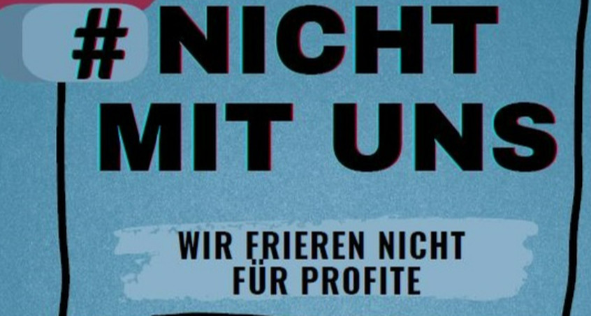 "Wir frieren nicht für Profite" - DGB ruft zu Protest auf