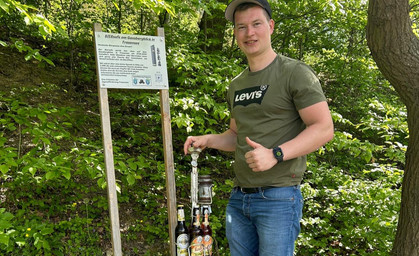 In Frauensee können sich Wanderer an zwei Biersafes erfrischen 