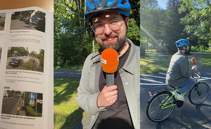 Theorie und Praxis: Schafft Reporter Flo die Fahrradprüfung?