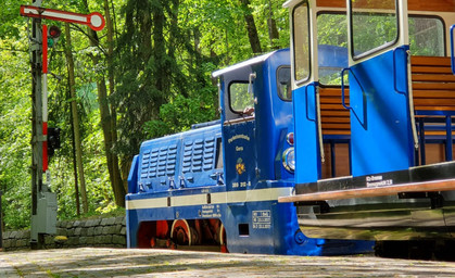 Schnuppertag an der Diesellok - So feiert Gera 50 Jahre Parkeisenbahn