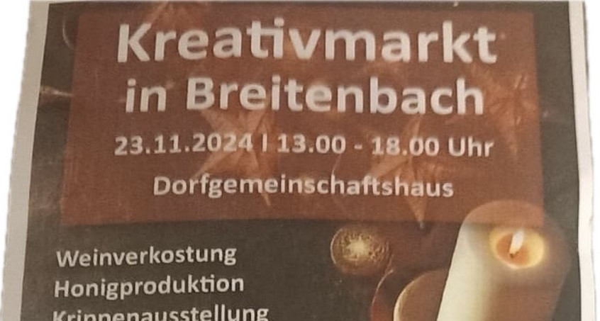 Kreativmarkt in Breitenbach