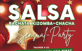 XMAS Special SALSA SENSUAL PARTY & Bachata-Workshop